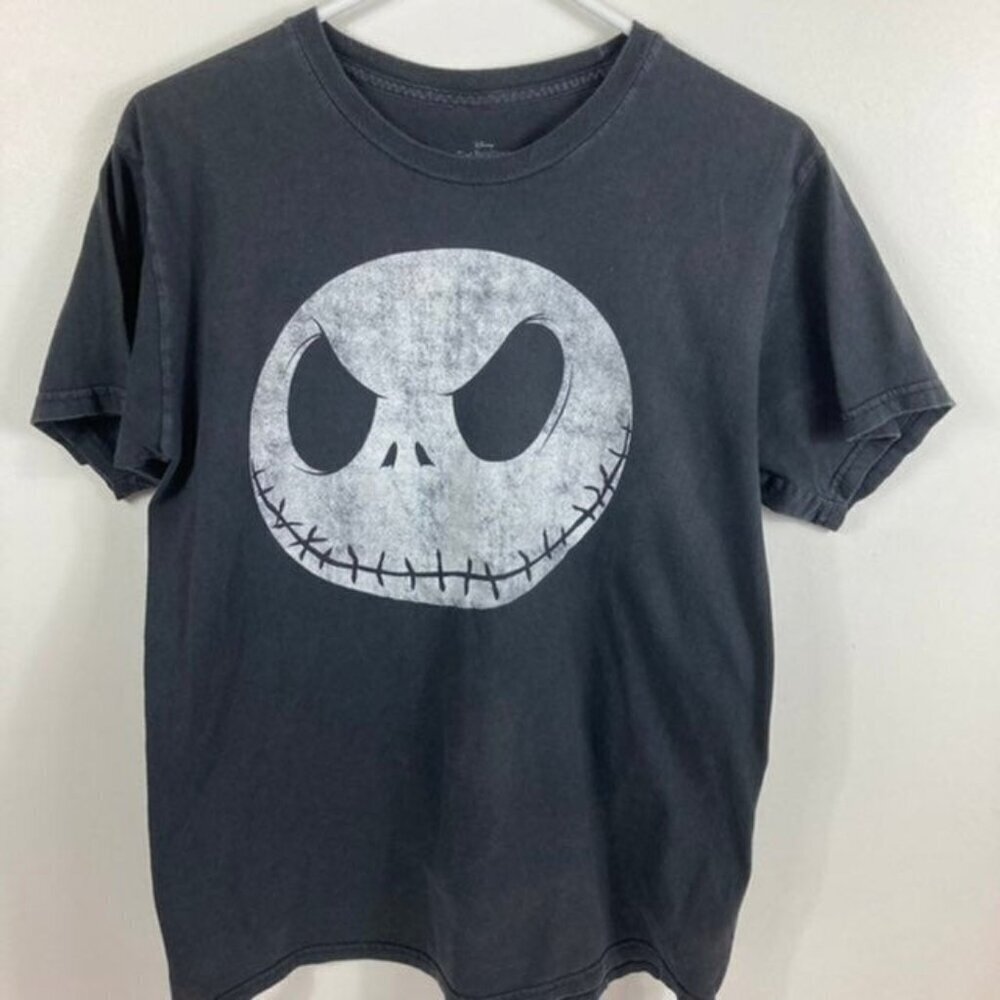 Youth Nightmare Before Christmas Jack Skellington Tee Shirt‎ Black M